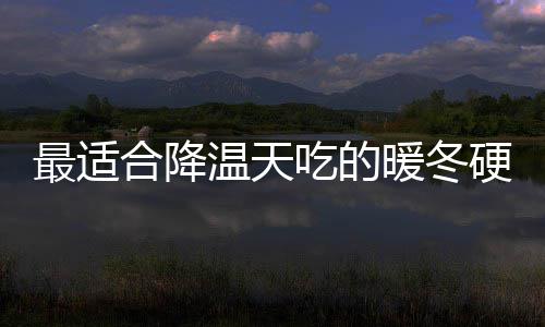 菇鸡暖冬最适合降蚝硬菜油香温天吃的翅