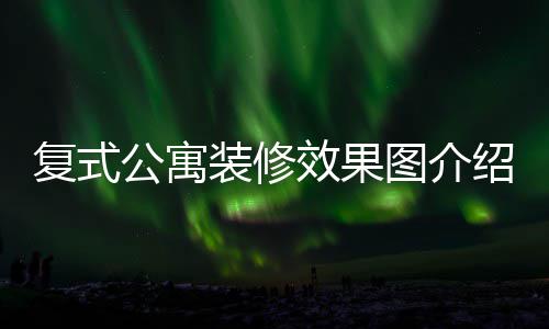 效果公寓公寓图介技巧装修装修复式复式绍